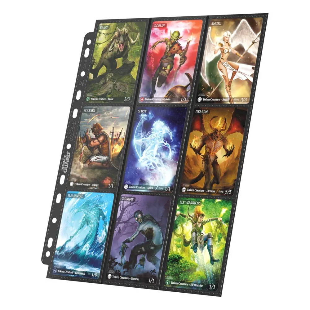 Ultimate Guard 18-Pocket Pages Side-Loading (10 Sheets) - Black